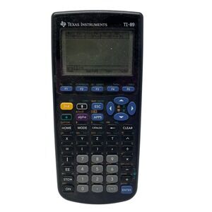 Texas Instruments TI-89 Graphing Calculator CAS Black Advanced Math NO COVER